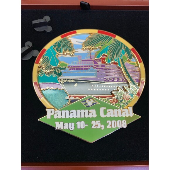 Disney Pin DCL- 2008 Westbound Panama Canal Disney Magic Jumbo LE 750 - Picture 5 of 6